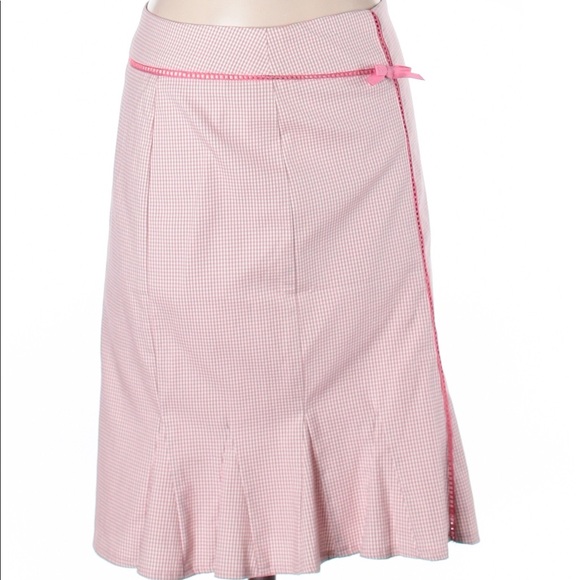 Nanette Lepore Dresses & Skirts - NWOT Nanette Lepore Pink Knee Length Bow Skirt